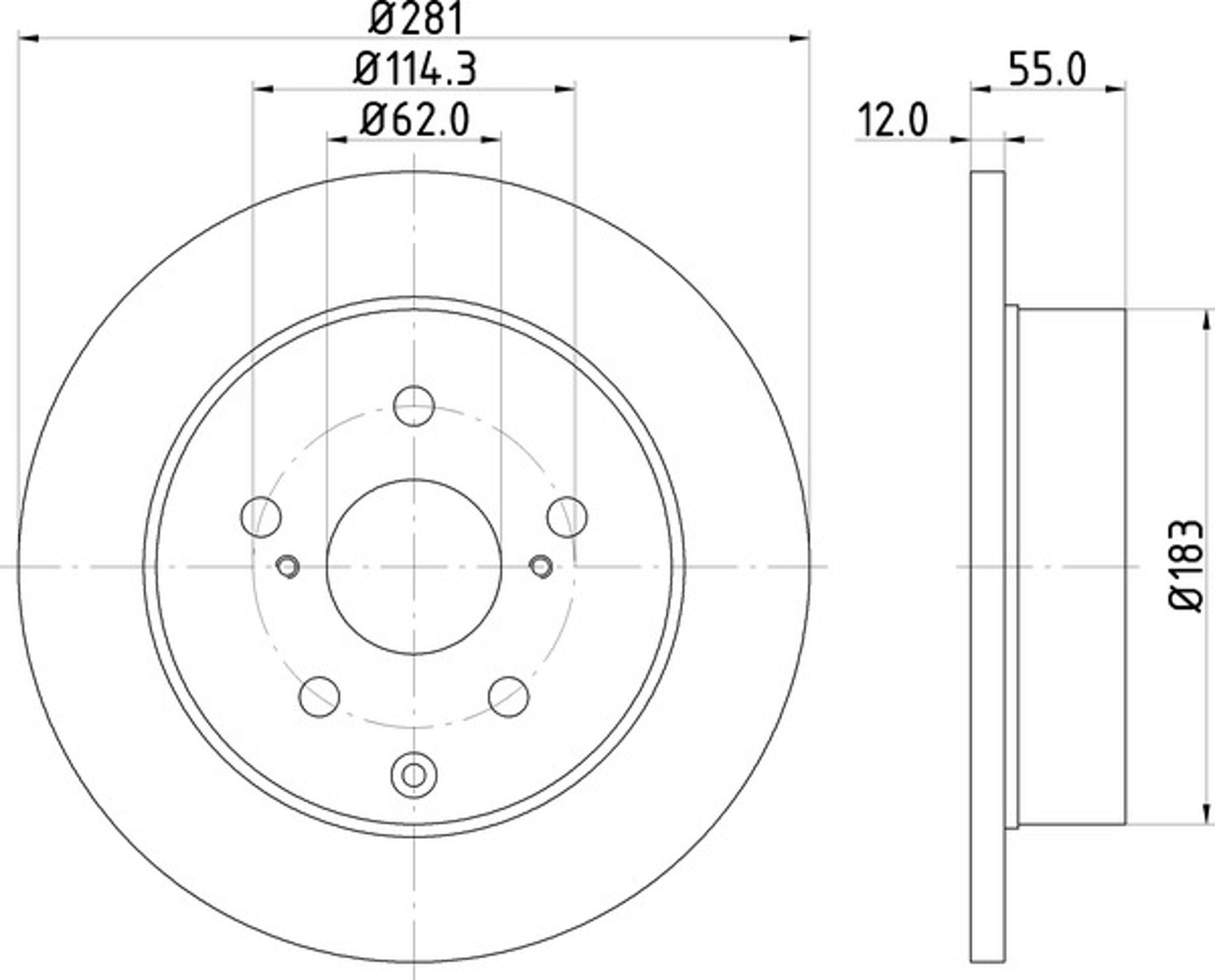 Диск тормозной NISSHINBO ND1013K