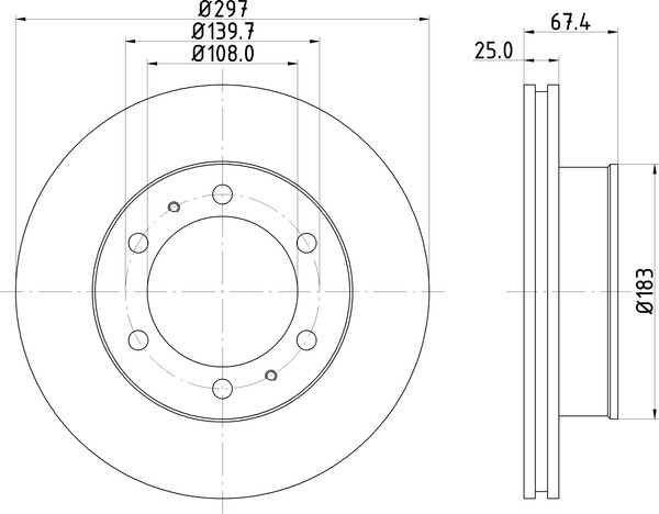 Диск тормозной NISSHINBO ND1088K