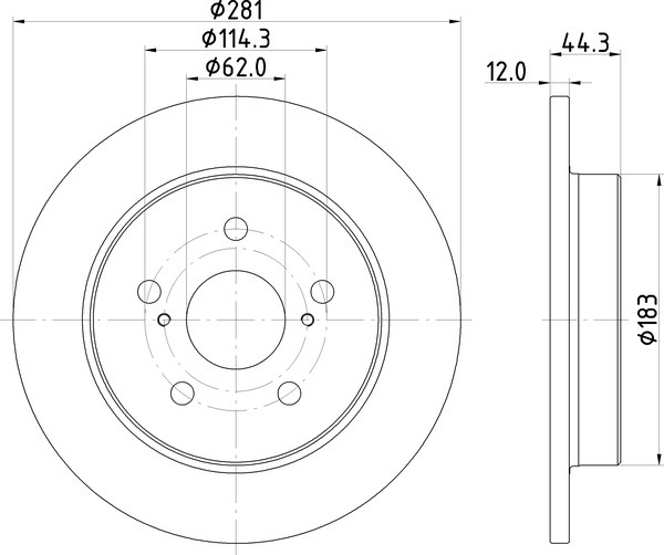 Диск тормозной NISSHINBO ND1111K