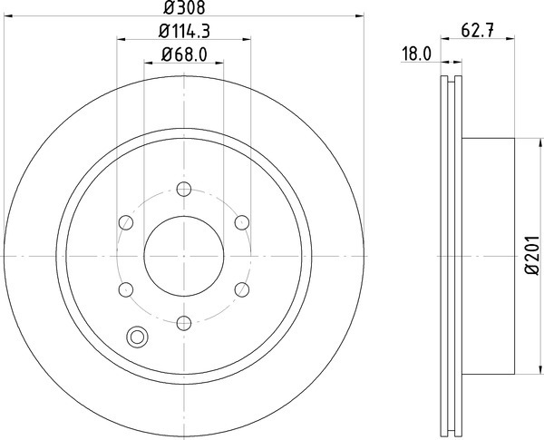 Диск тормозной NISSHINBO ND2032K