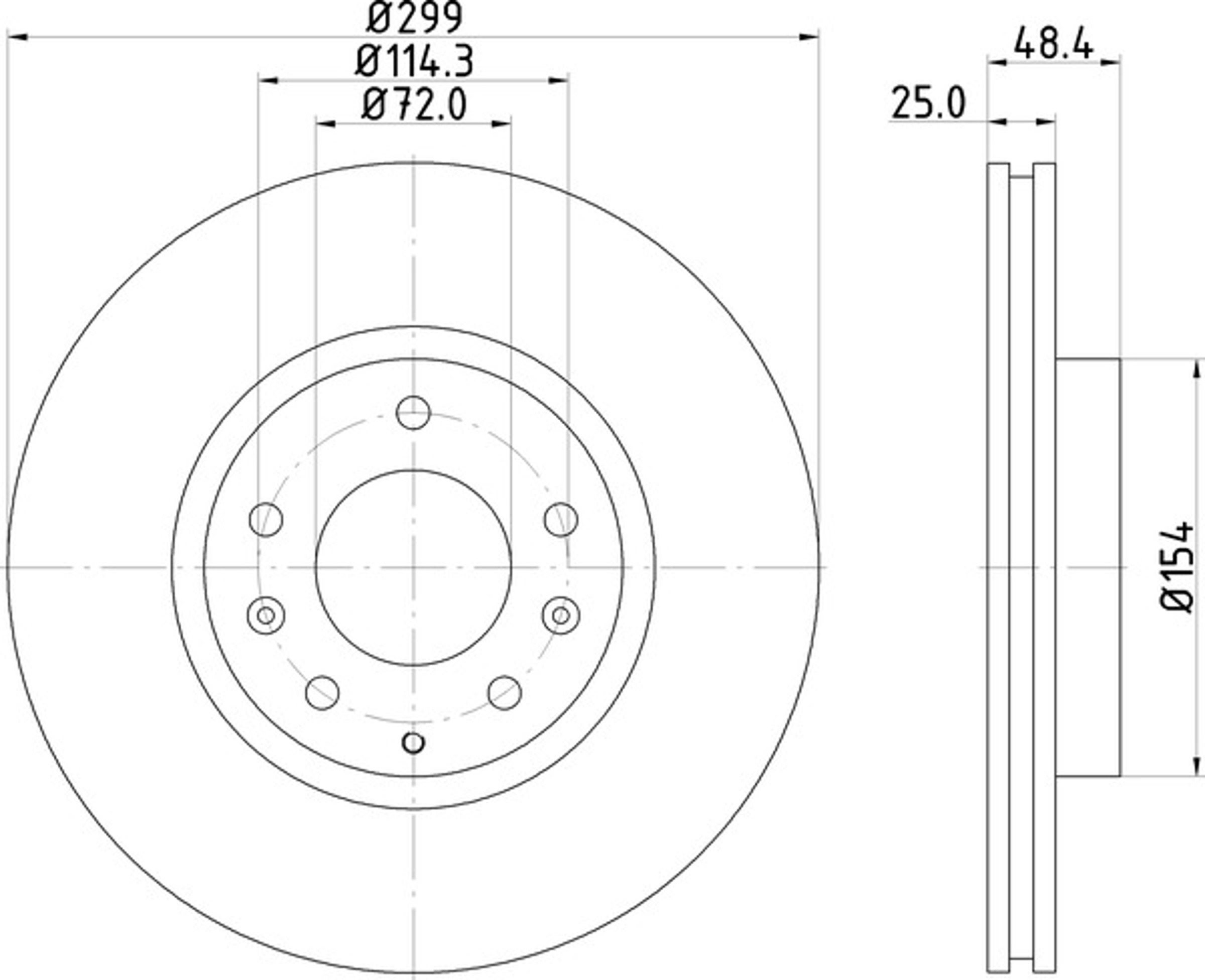 Диск тормозной NISSHINBO ND5024K