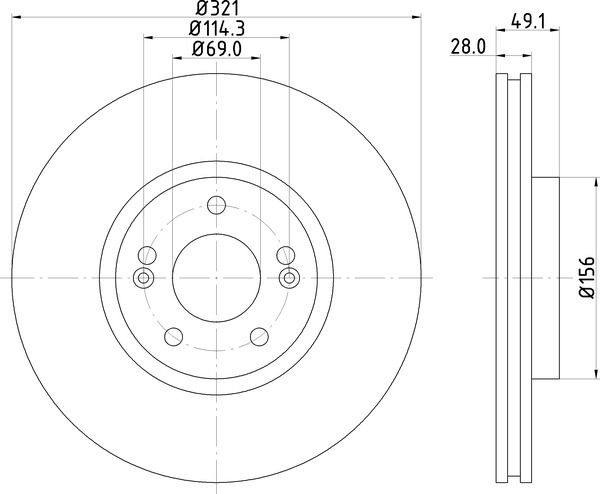 Диск тормозной NISSHINBO ND6056K