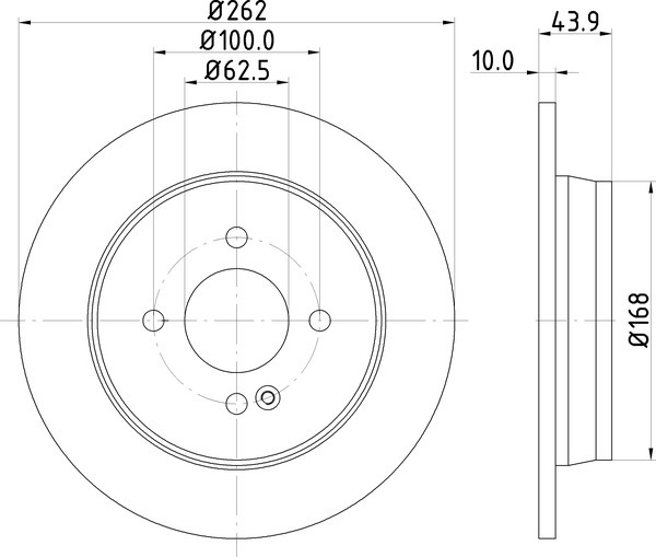 Диск тормозной NISSHINBO ND6075K