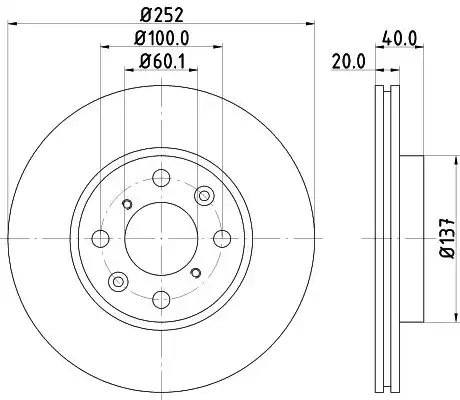 Диск тормозной NISSHINBO ND9011K