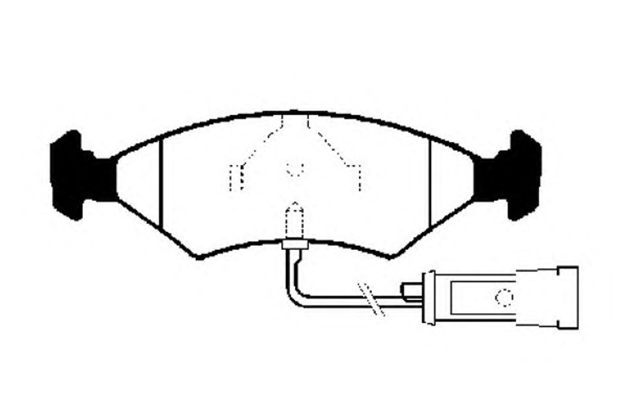 Колодки тормозные дисковые NK 222503