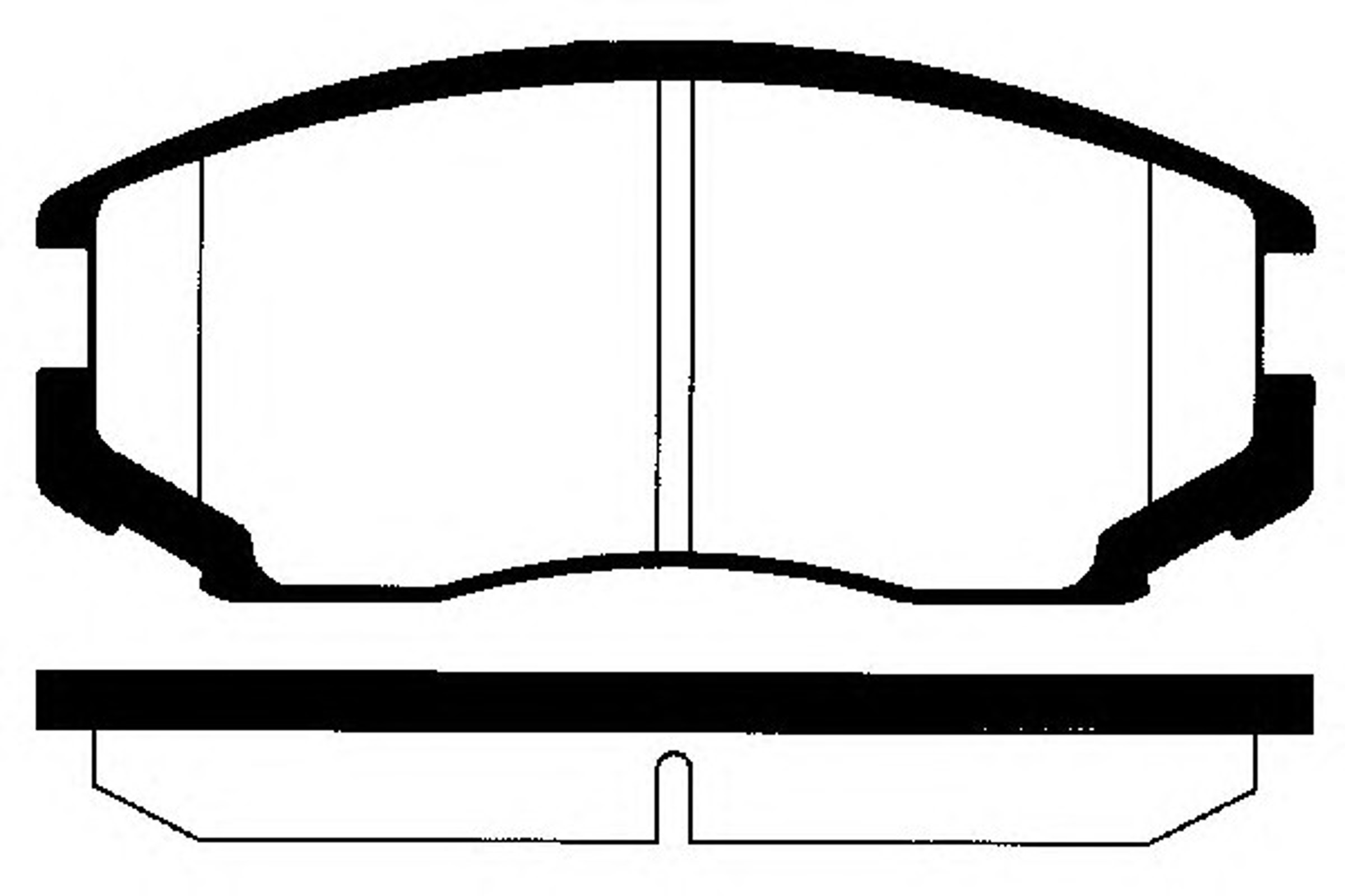Колодки тормозные дисковые NK 225111