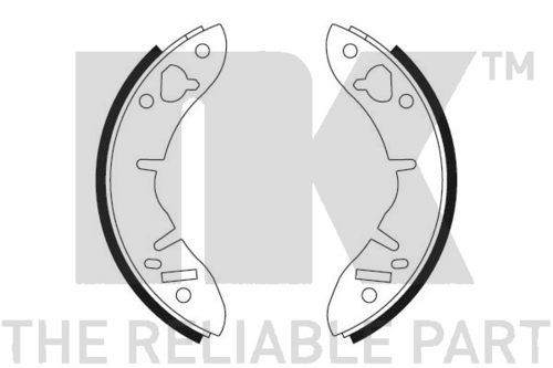 Тормозные колодки задние (барабанные) NK 2712033