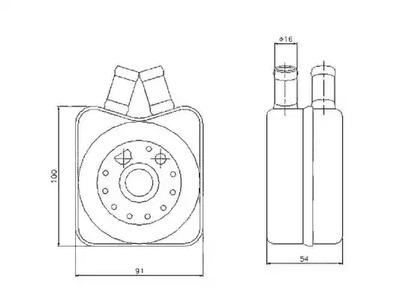Масляный радиатор NRF 31304