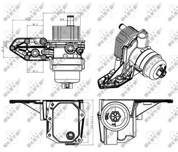 Корпус масляного фильтра NRF 31309