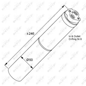 Осушитель кондиционера NRF 33133