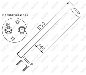 Осушитель кондиционера NRF 33286
