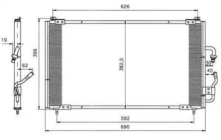 Конденсатор кондиционера NRF 35153