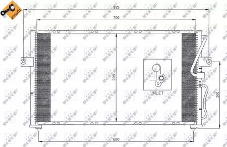 Конденсатор кондиционера NRF 35396