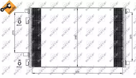 Конденсатор кондиционера NRF 35449