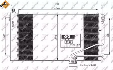 Конденсатор кондиционера NRF 35535