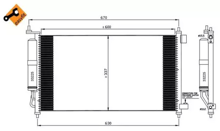 Конденсатор кондиционера NRF 35583