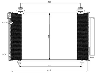 Конденсатор кондиционера NRF 35592