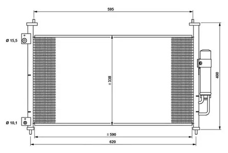 Конденсатор кондиционера NRF 35763