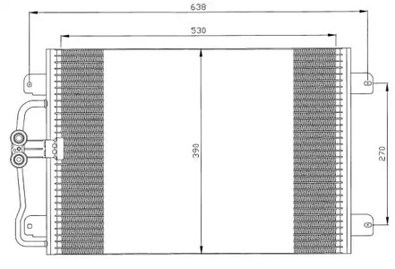 Конденсатор кондиционера NRF 35832
