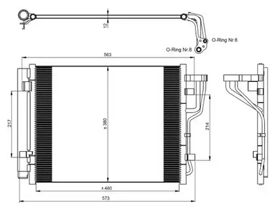 Конденсатор кондиционера NRF 35986