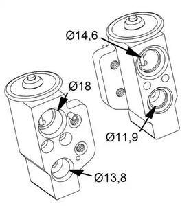 Клапан кондиционера NRF 38417
