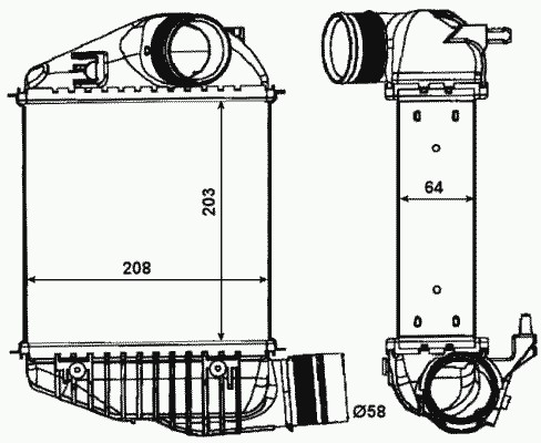 Интеркулер NRF 30015