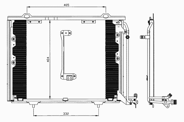 Конденсатор кондиционера NRF 35214