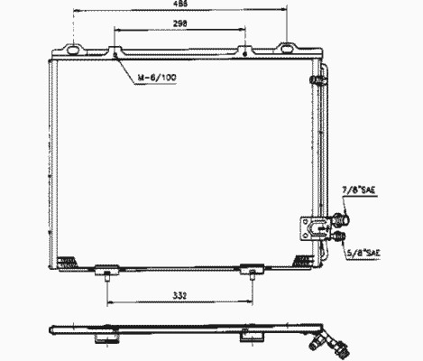 Конденсатор кондиционера NRF 35228