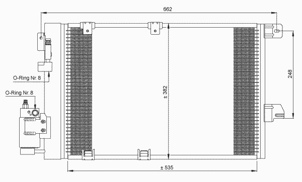 Конденсатор кондиционера NRF 35301