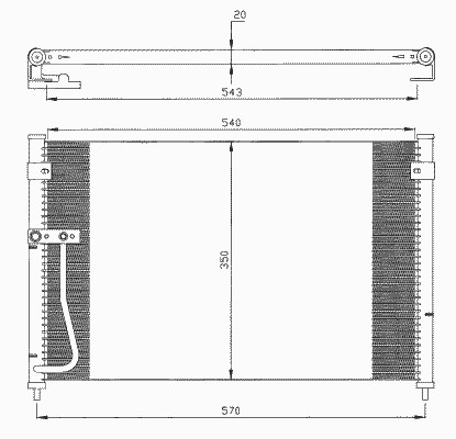 Конденсатор кондиционера NRF 35306