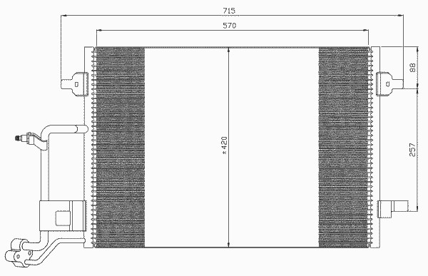 Конденсатор кондиционера NRF 35308