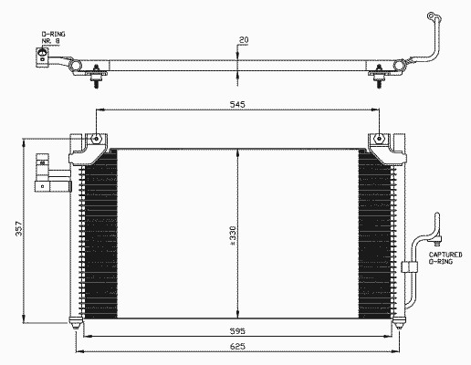 Конденсатор кондиционера NRF 35386