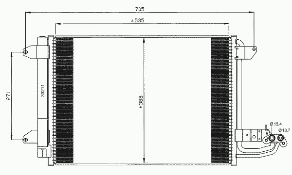 Конденсатор кондиционера NRF 35520
