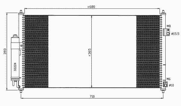 Конденсатор кондиционера NRF 35550
