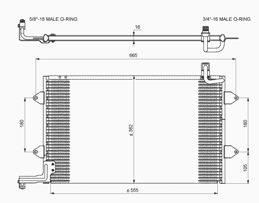 Конденсатор кондиционера NRF 35584