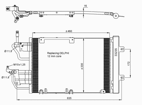 Конденсатор кондиционера NRF 35633