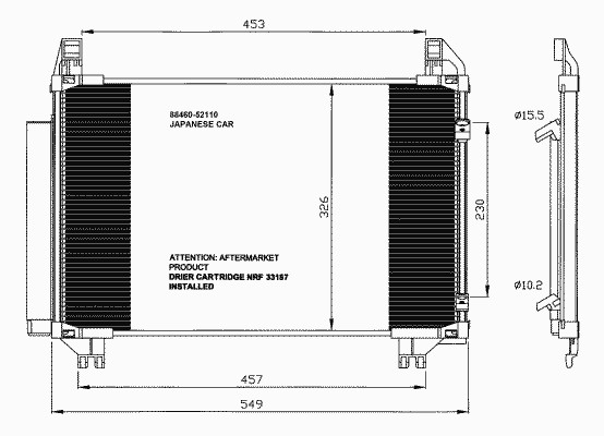 Конденсатор кондиционера NRF 35652