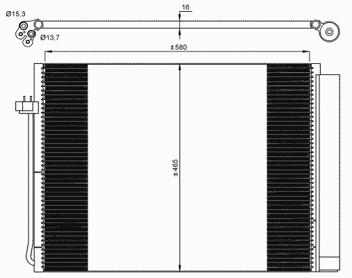 Конденсатор кондиционера NRF 35906
