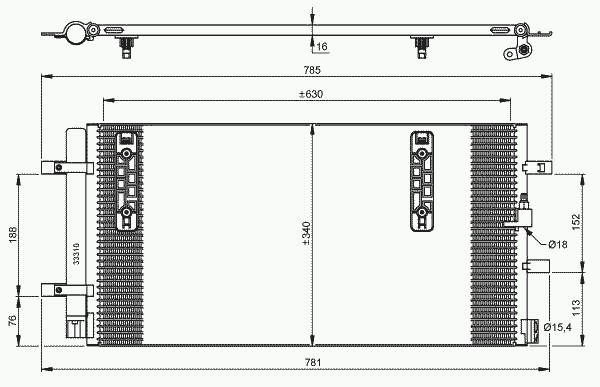 Конденсатор кондиционера NRF 35916