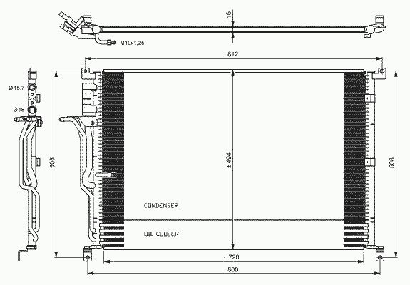 Конденсатор кондиционера NRF 35923