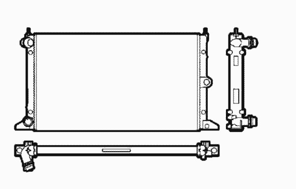 Радиатор системы охлаждения NRF 50592