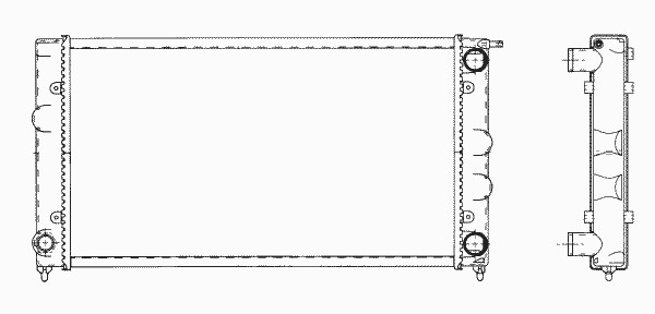 Радиатор системы охлаждения NRF 509501