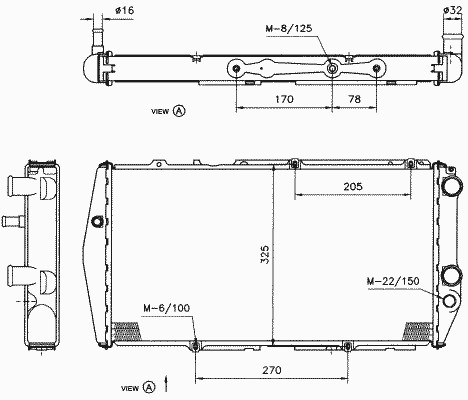 Радиатор кондиционера NRF 51311