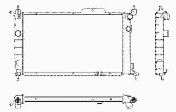 Радиатор системы охлаждения NRF 52204