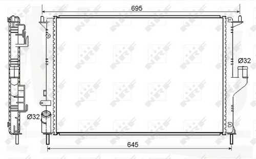 Радиатор NRF 53118A