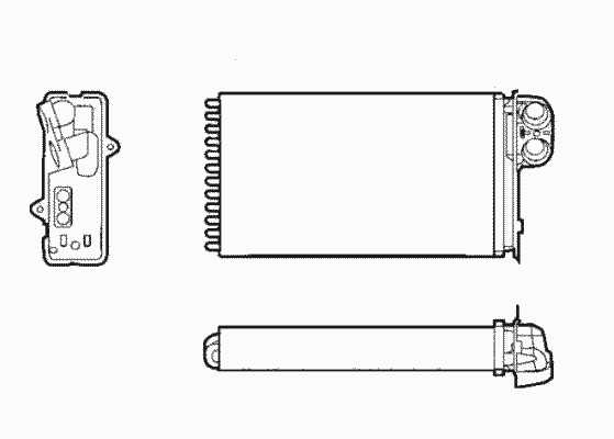 Радиатор отопителя NRF 53216