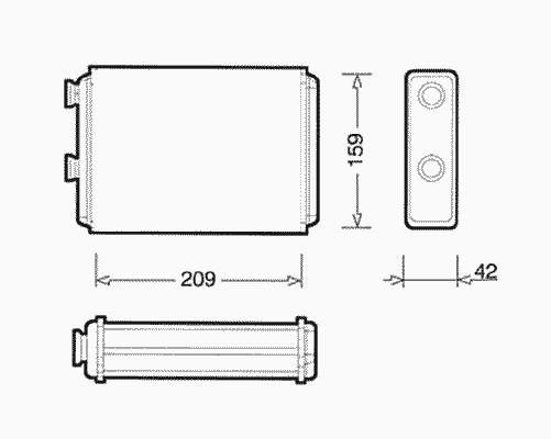 Вентилятор отопителя NRF 53233