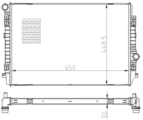 Радиатор охлаждения NRF 550081
