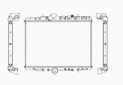 Радиатор системы охлаждения NRF 55346