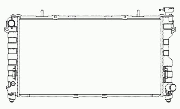 Радиатор охлаждение двигателя NRF 58264